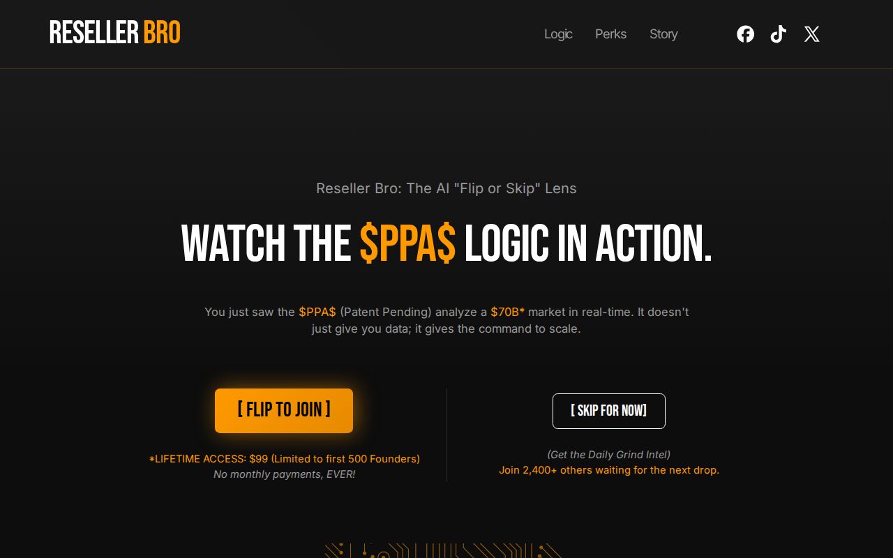 Reseller Bro Screenshot