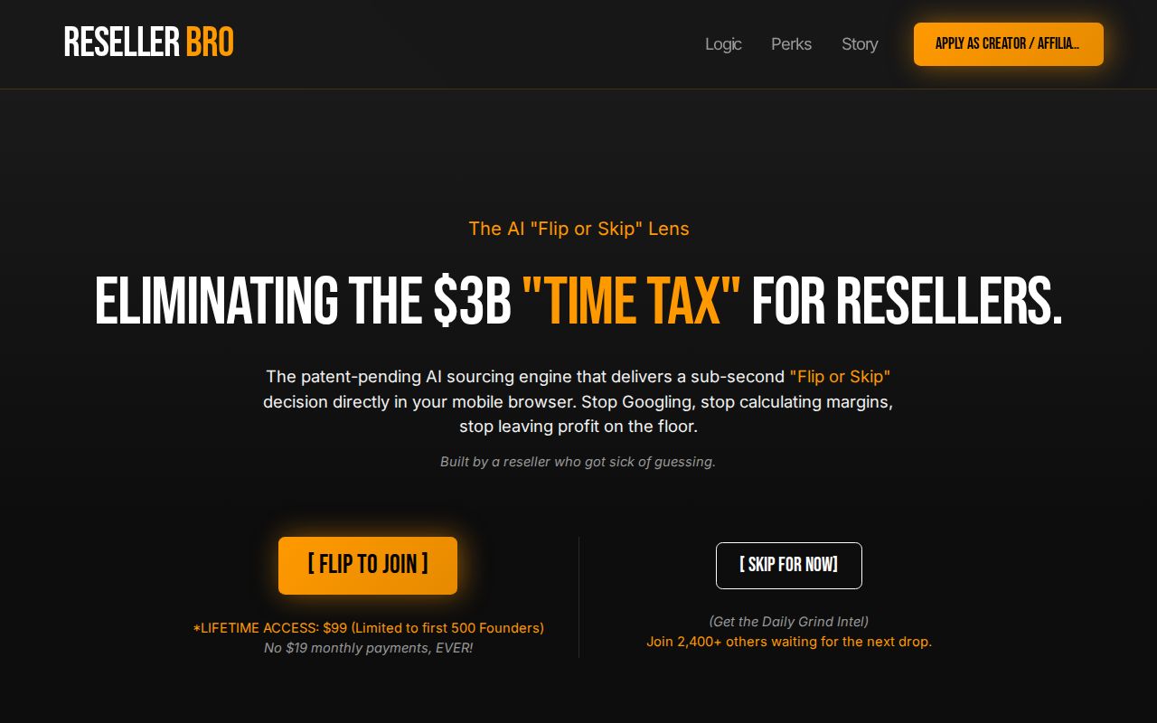 Reseller Bro Screenshot